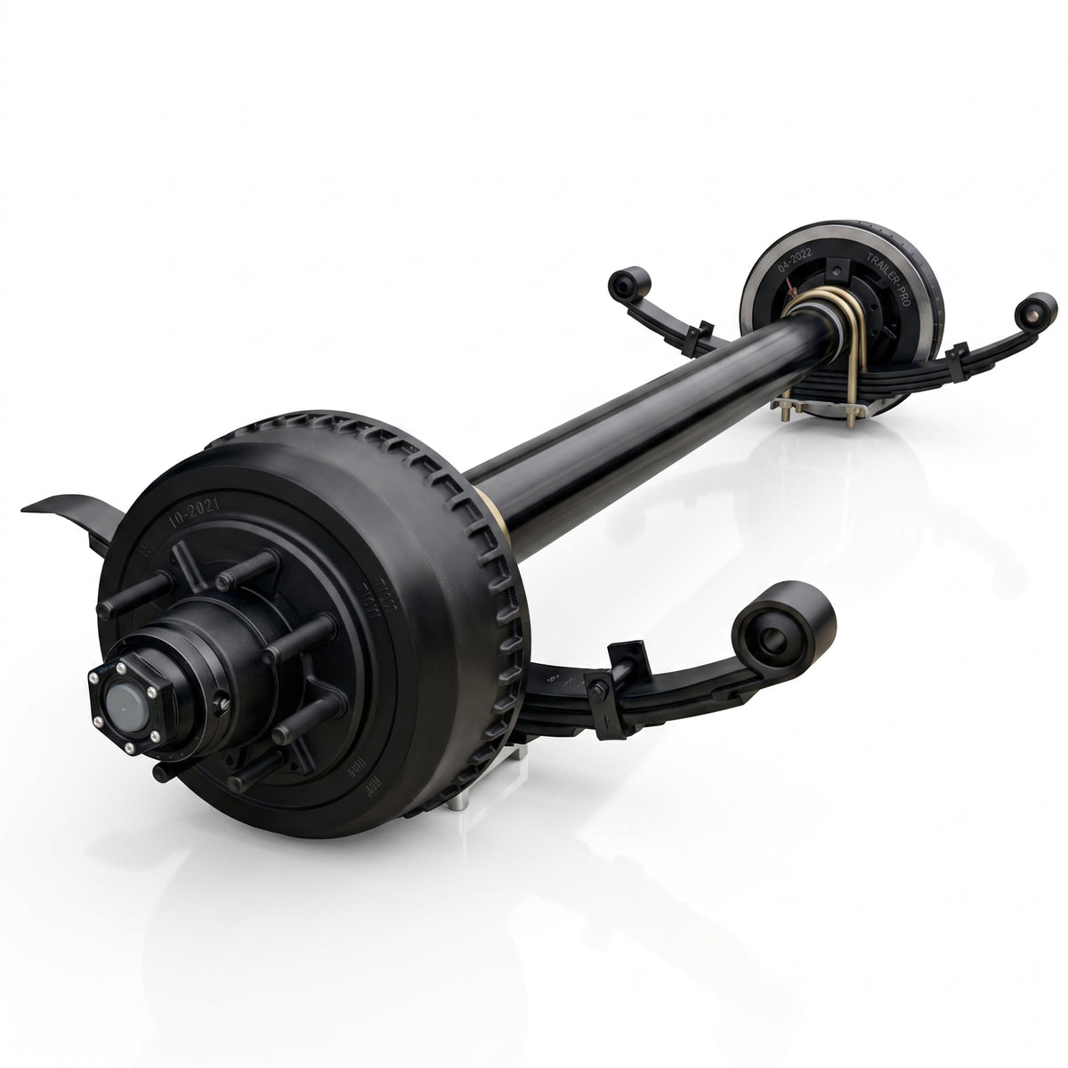 Trailer Axle - 10000 lbs (Leaf Springs & U-Bolt Hardware)