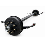 Trailer Axle - 7000 lbs (Hubs/Drums, Leaf Springs & U-Bolt Hardware)