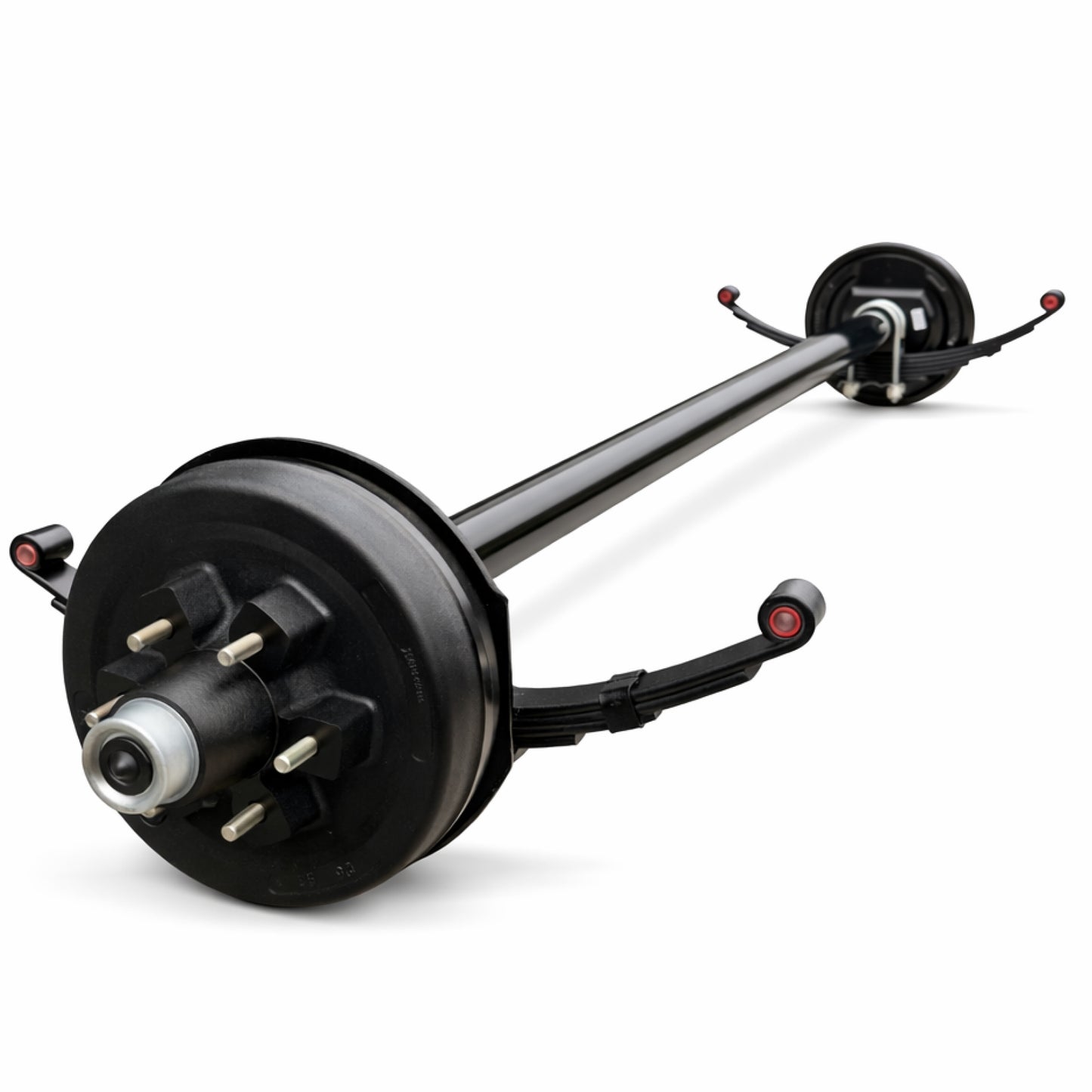 Trailer Axle - 5200-6000 lbs (Hubs/Drums, Leaf Springs & U-Bolt Hardware)