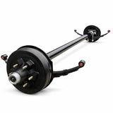 Trailer Axle - 5200-6000 lbs (Hubs/Drums, Leaf Springs & U-Bolt Hardware)