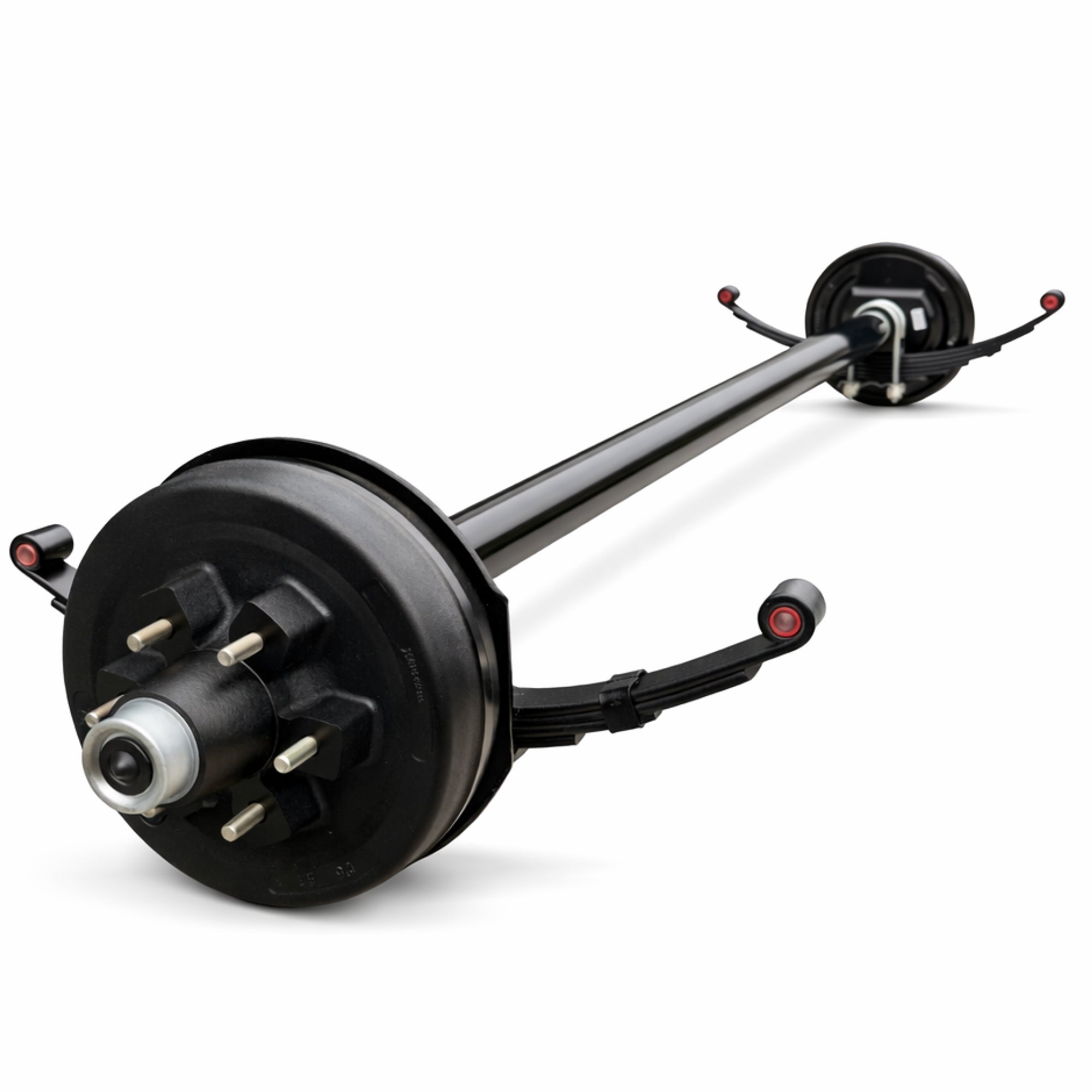 Trailer Axle - 5200-6000 lbs (Hubs/Drums, Leaf Springs & U-Bolt Hardware)