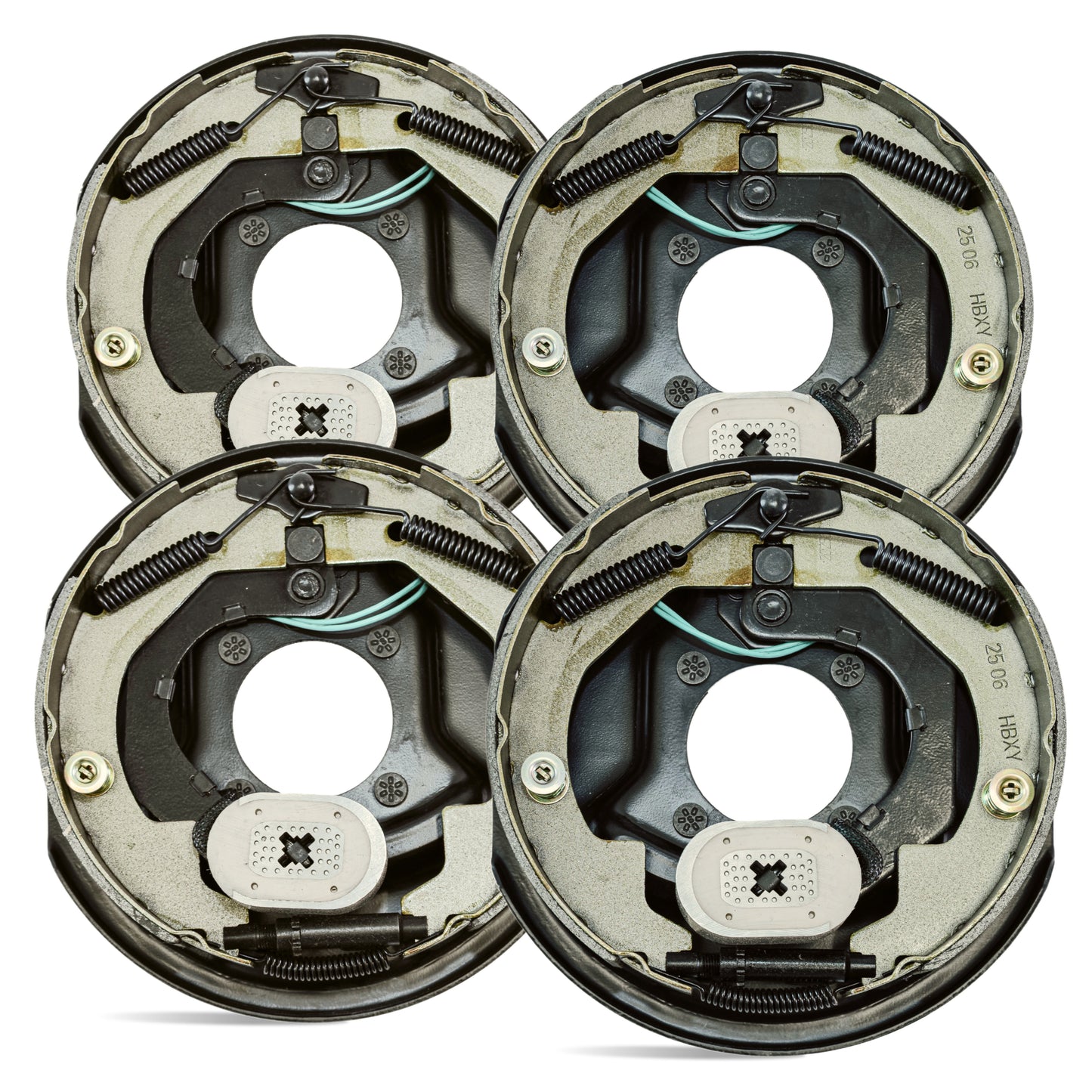 Manual Electric Trailer Brake 3500 lbs (2 Right + 2 Left)