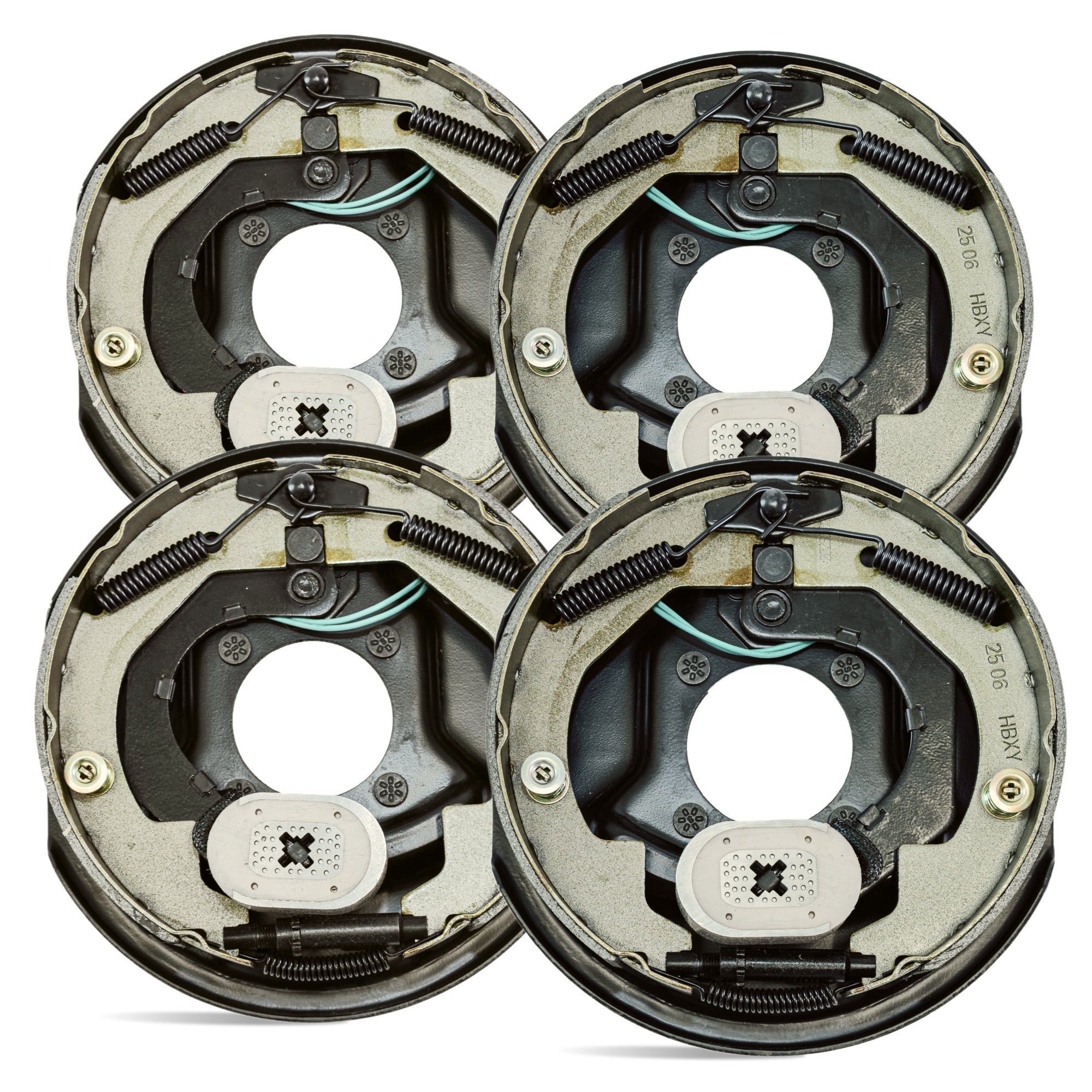 Manual Electric Trailer Brake 3500 lbs (2 Right + 2 Left)