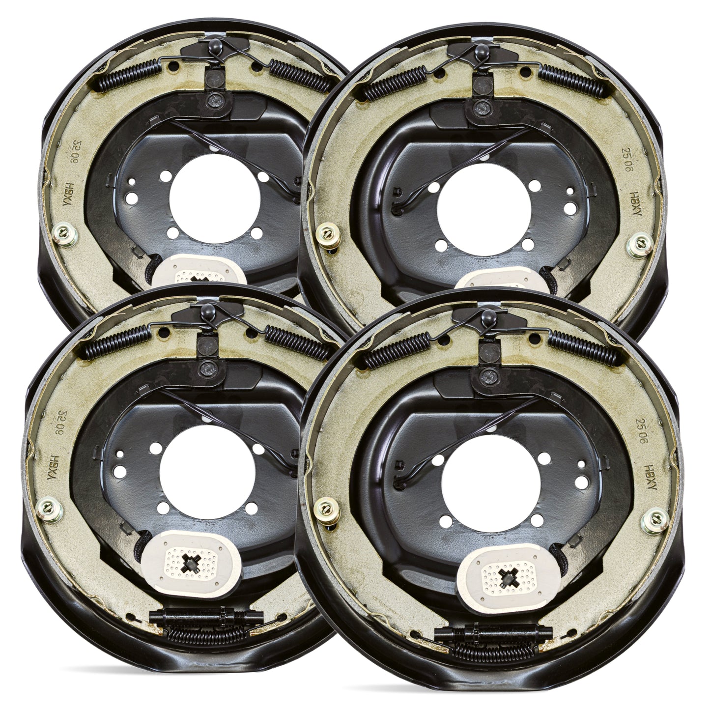 Manual Electric Trailer Brake 7000 lbs (2 Right + 2 Left)