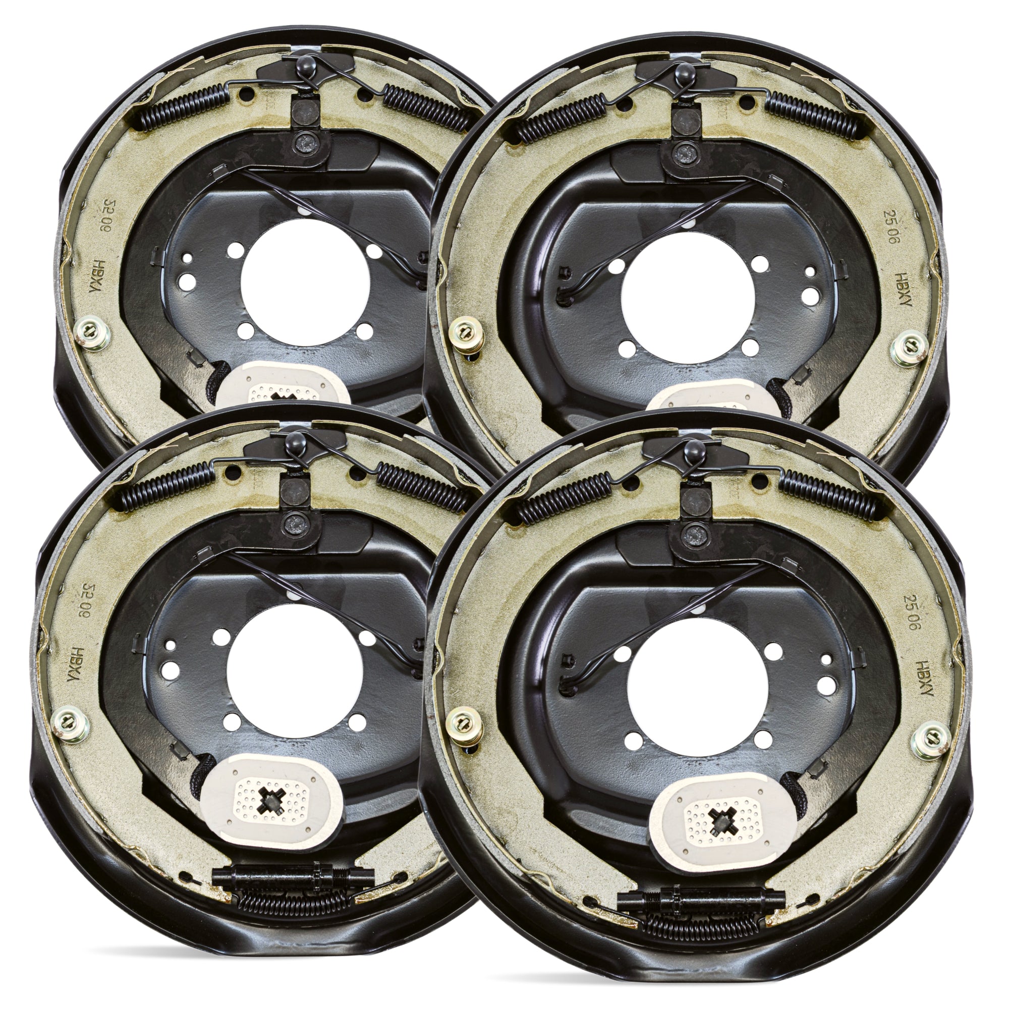 Manual Electric Trailer Brake 6000 lbs (2 Right + 2 Left)
