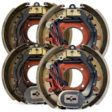 Self-Adjusting Electric Trailer Brake 8000 lbs (2 Right + 2 Left)