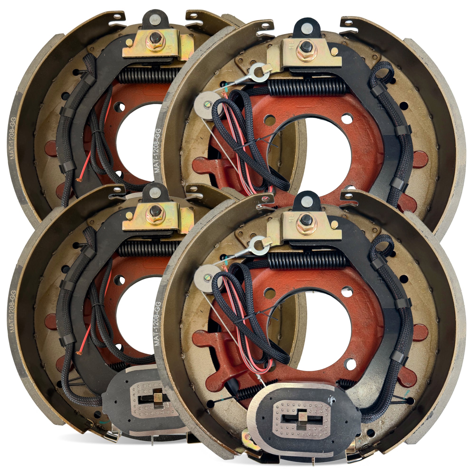 Self-Adjusting Electric Trailer Brake 8000 lbs (2 Right + 2 Left)