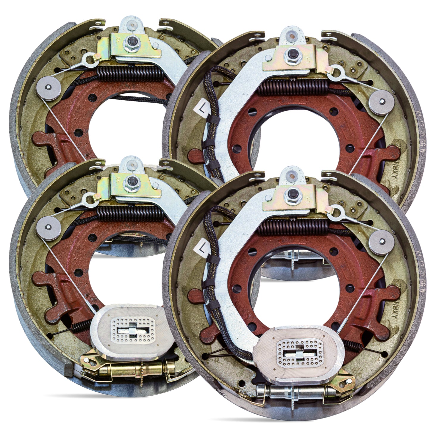 Self-Adjusting Electric Trailer Brake 9000-10000 lbs (2 Right + 2 Left)