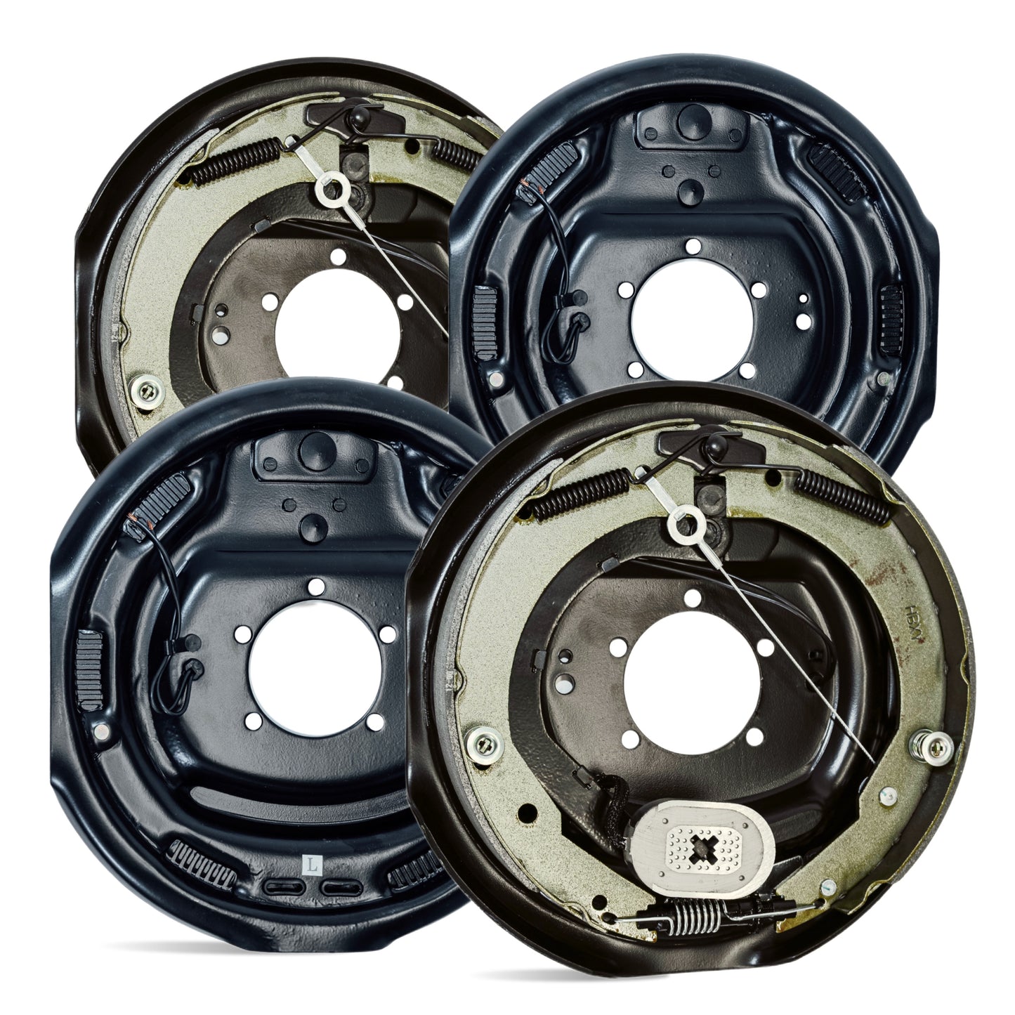 Self-Adjusting Electric Trailer Brake 6000 lbs (2 Right + 2 Left)
