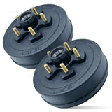 Trailer Hub and Drum for 3500 lbs Axle (Set of 2)