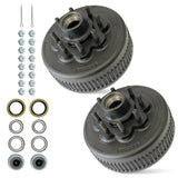 True Hub and Drum Assembly Kit for 8000 lbs Axle (Set of 2)