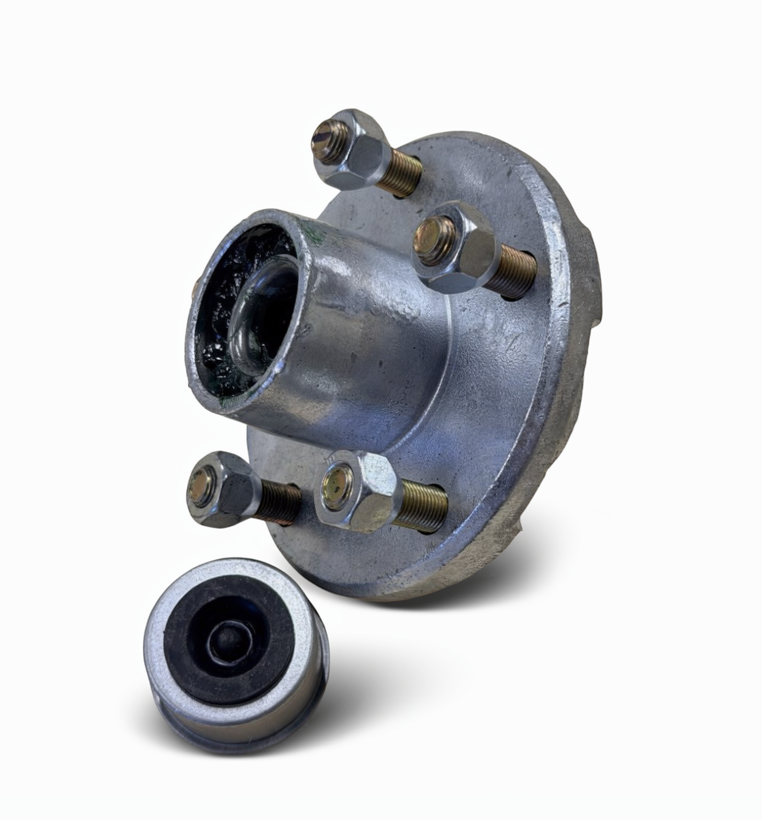 2200 lbs Trailer Axle Hub Assembly (Galvanized, 5 Lug)