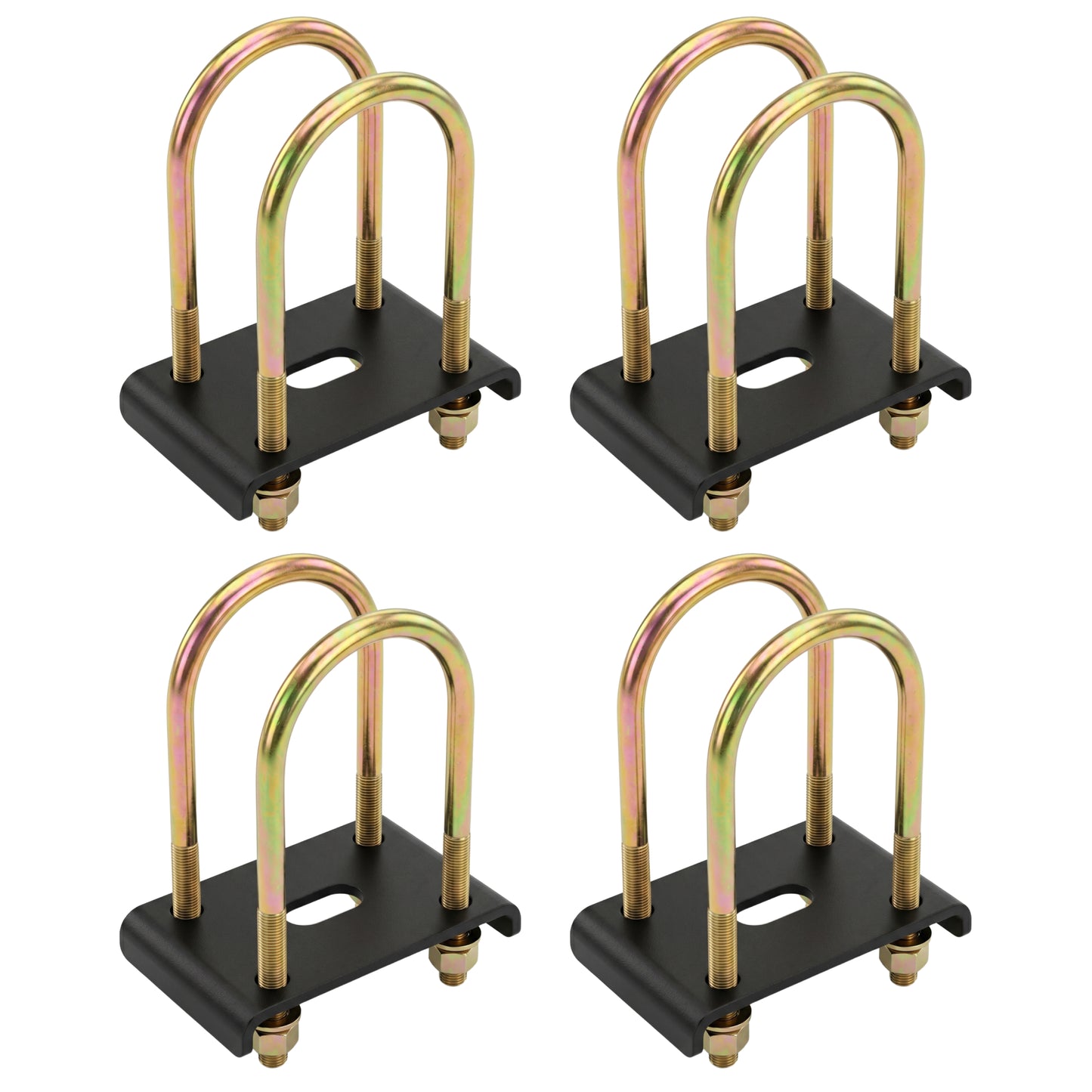 9/16" Trailer U-Bolt Kit 10000 lbs for 5" Tube Axles (4 Pack)