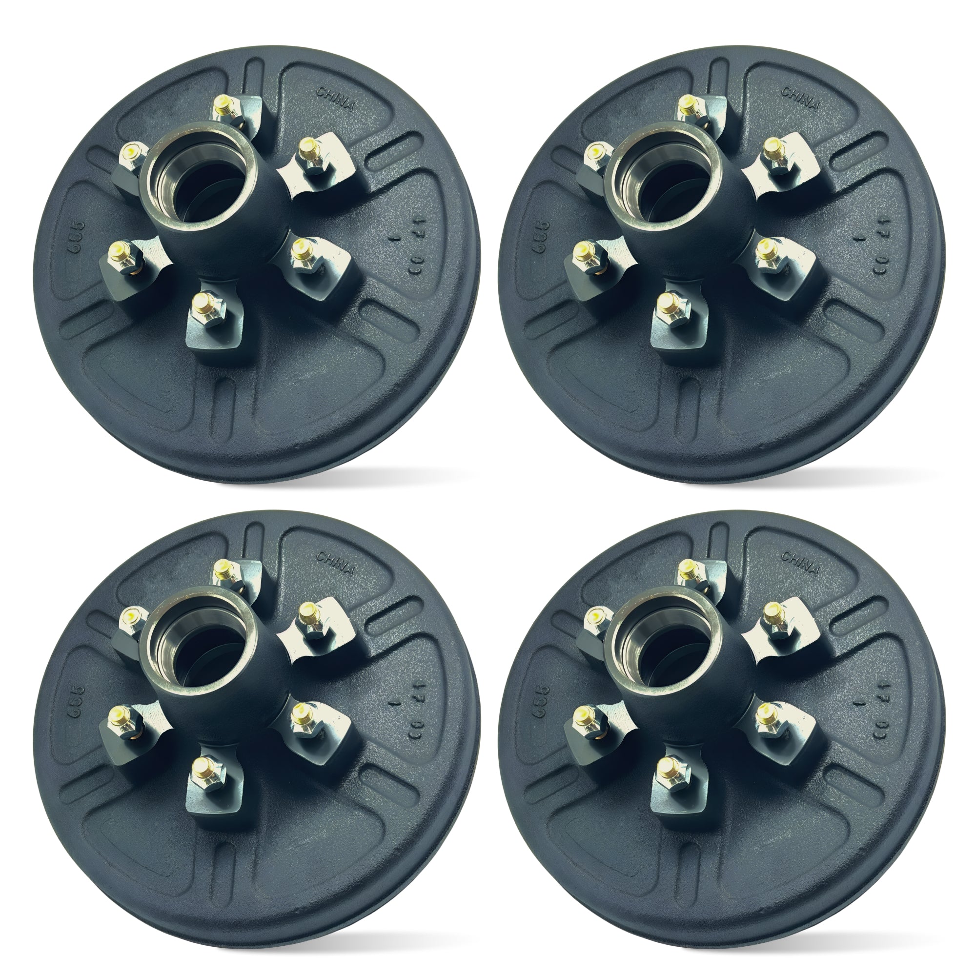 Hub and Drum for 6000 lbs Axle (Set of 4)