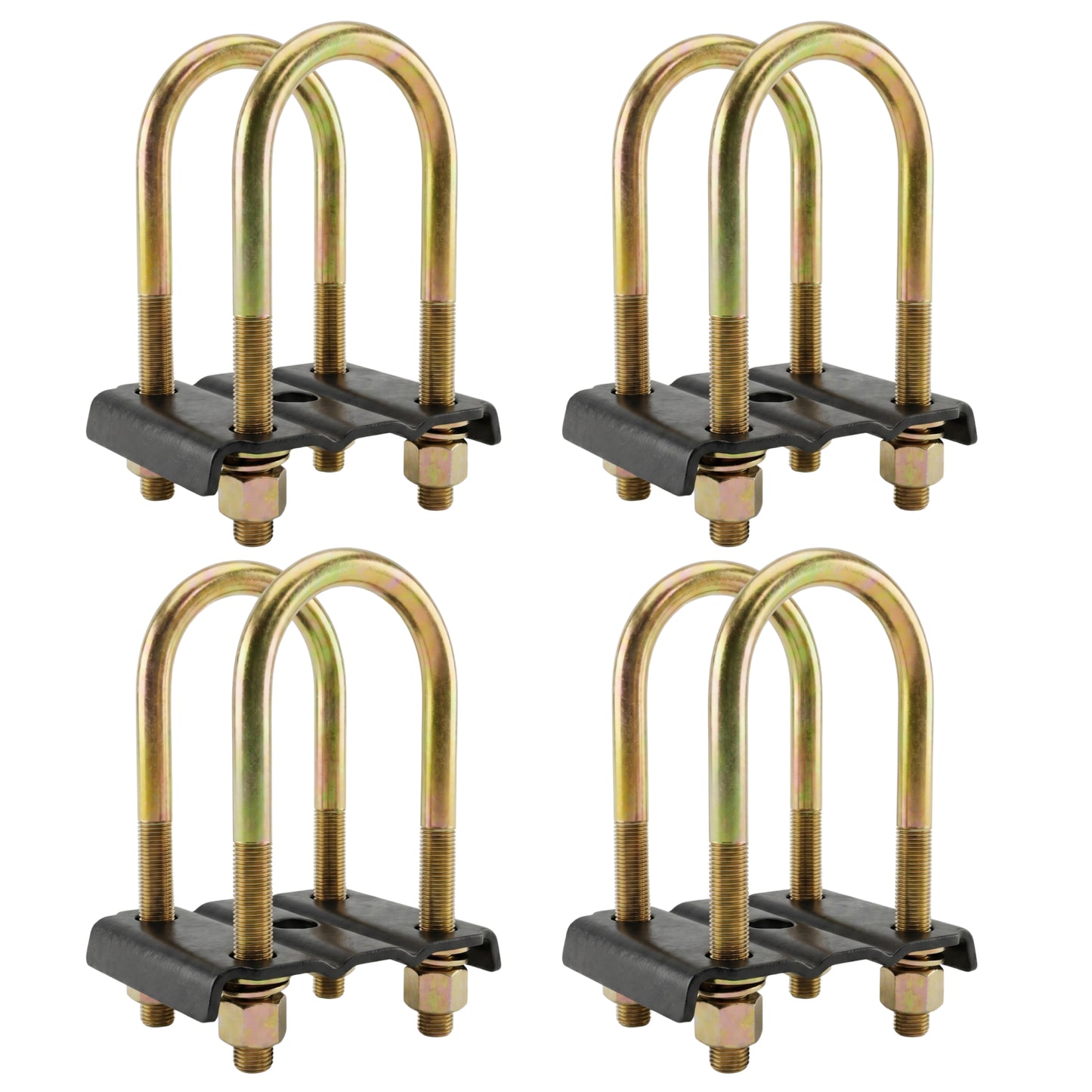9/16" U-Bolt Kit 3500 lbs for 2-3/8" Round Axle (4 Pack)