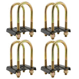 9/16" U-Bolt Kit 3500 lbs for 2-3/8" Round Axle (4 Pack)