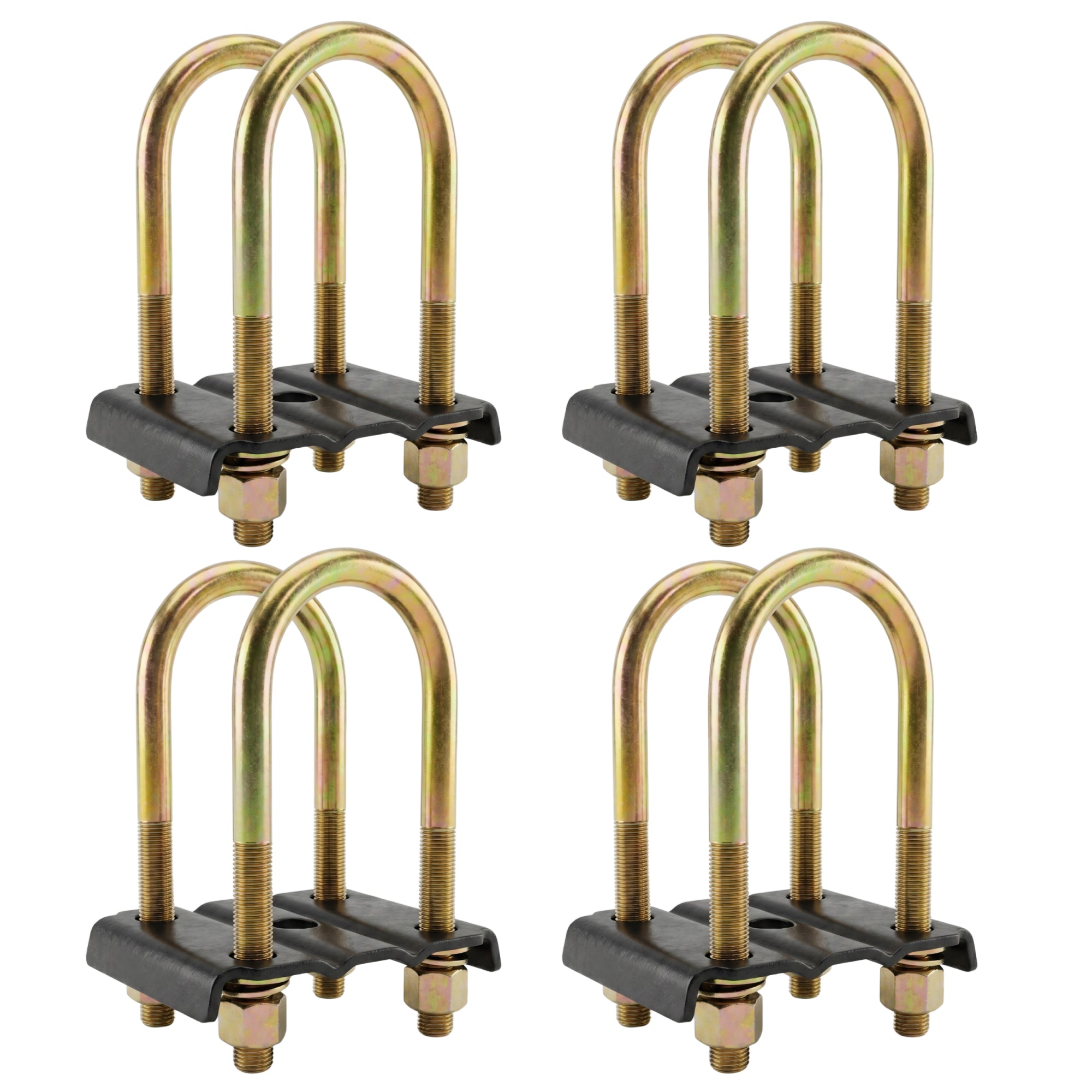 9/16" U-Bolt Kit 3500 lbs for 2-3/8" Round Axle (4 Pack)