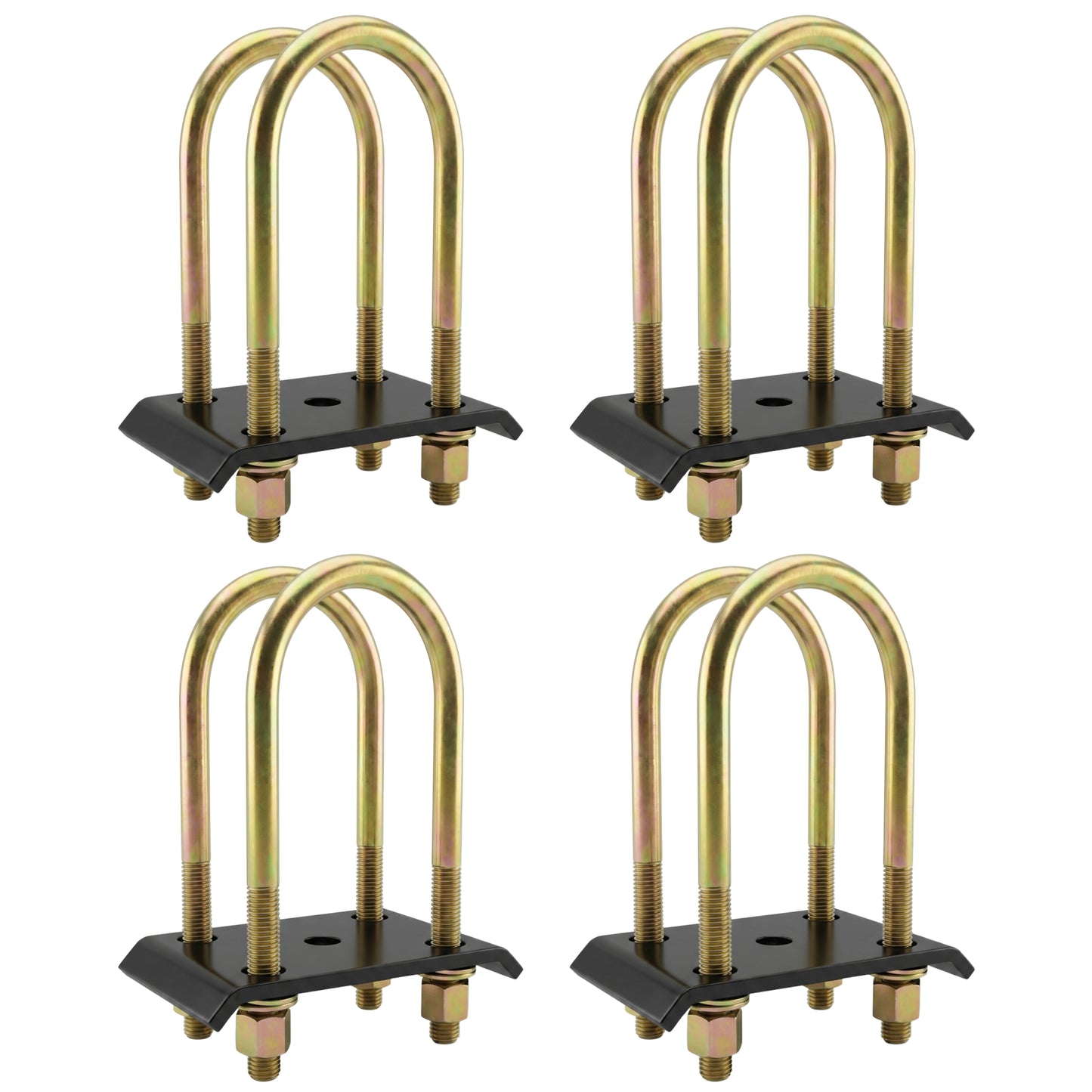 9/16" U-Bolt Kit 8000 lbs for 3.5" Trailer Axle (4 Pack)