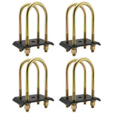 9/16" U-Bolt Kit 8000 lbs for 3.5" Trailer Axle (4 Pack)