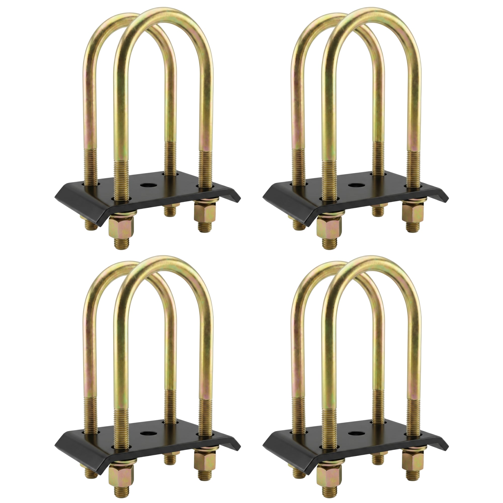 9/16" U-Bolt Kit 8000 lbs for 3.5" Trailer Axle (4 Pack)