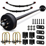 3500 lbs Single Axle Kit - Electric Trailer Brake Axle & Suspension