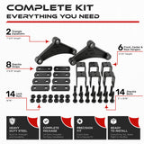 Tandem Axle Trailer Hanger Kit for 2000-7000 lbs