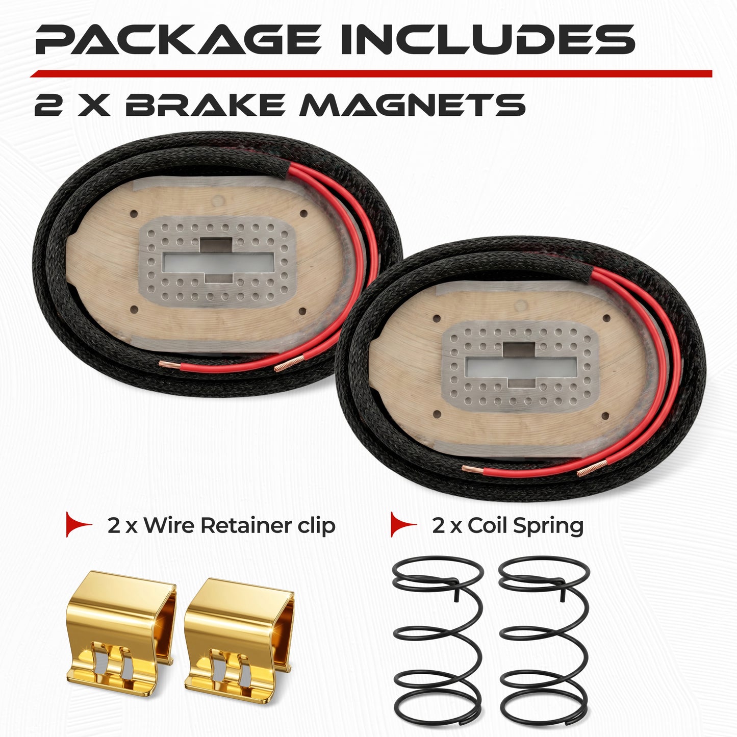 8000 lbs Electric Trailer Brake Magnet (Set of 2)