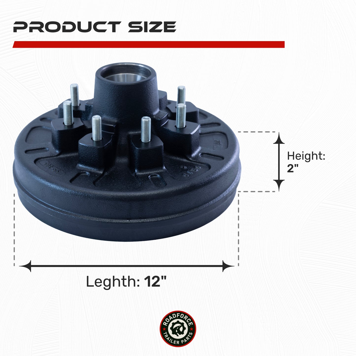 Hub and Drum Assembly Kit for 7000 lbs Axle (8 Lug)