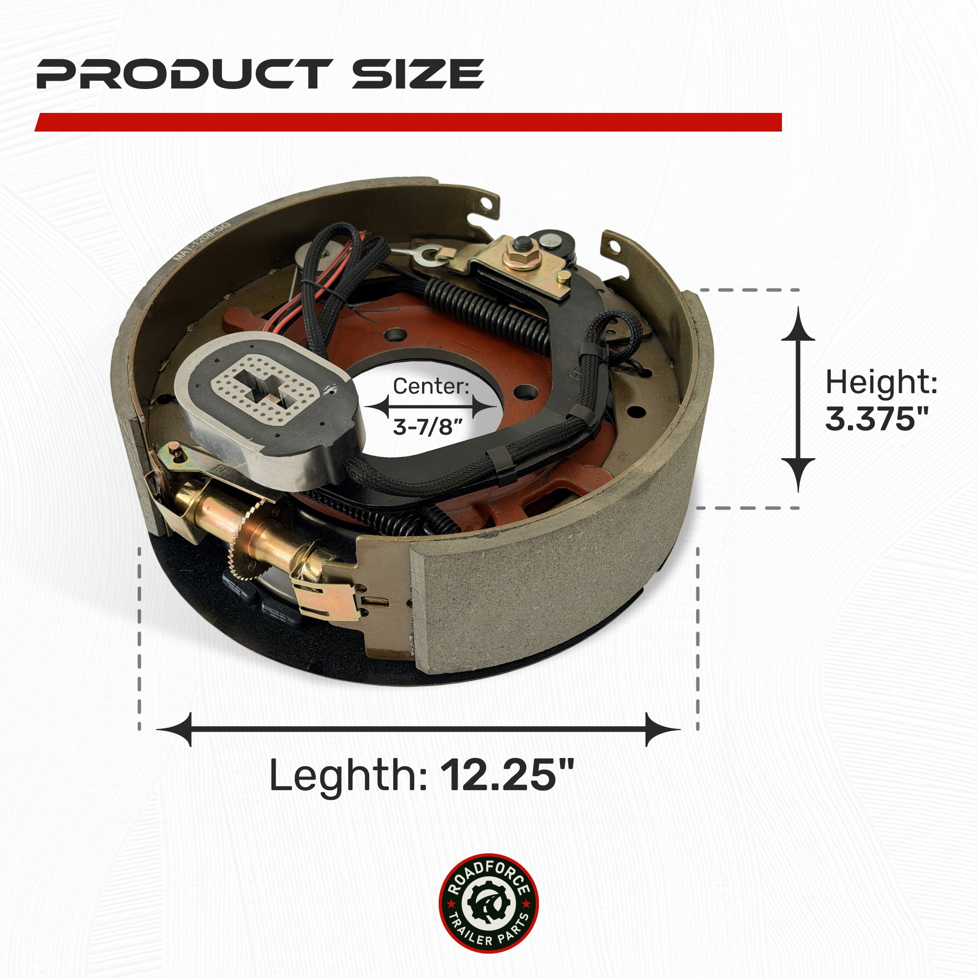 Self-Adjusting Electric Trailer Brake 8000 lbs (Passenger Side)