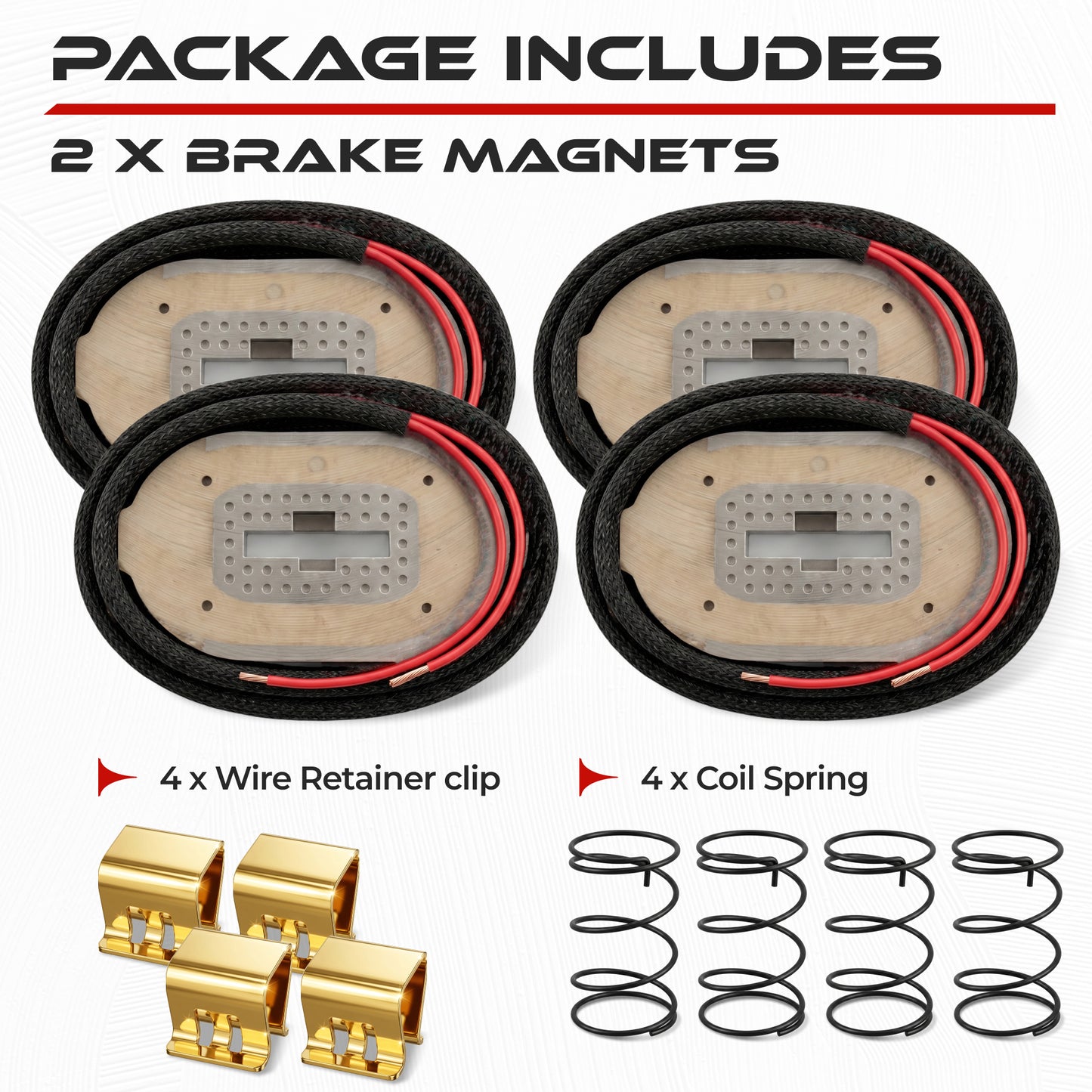 8000 lbs Electric Trailer Brake Magnet (Set of 4)