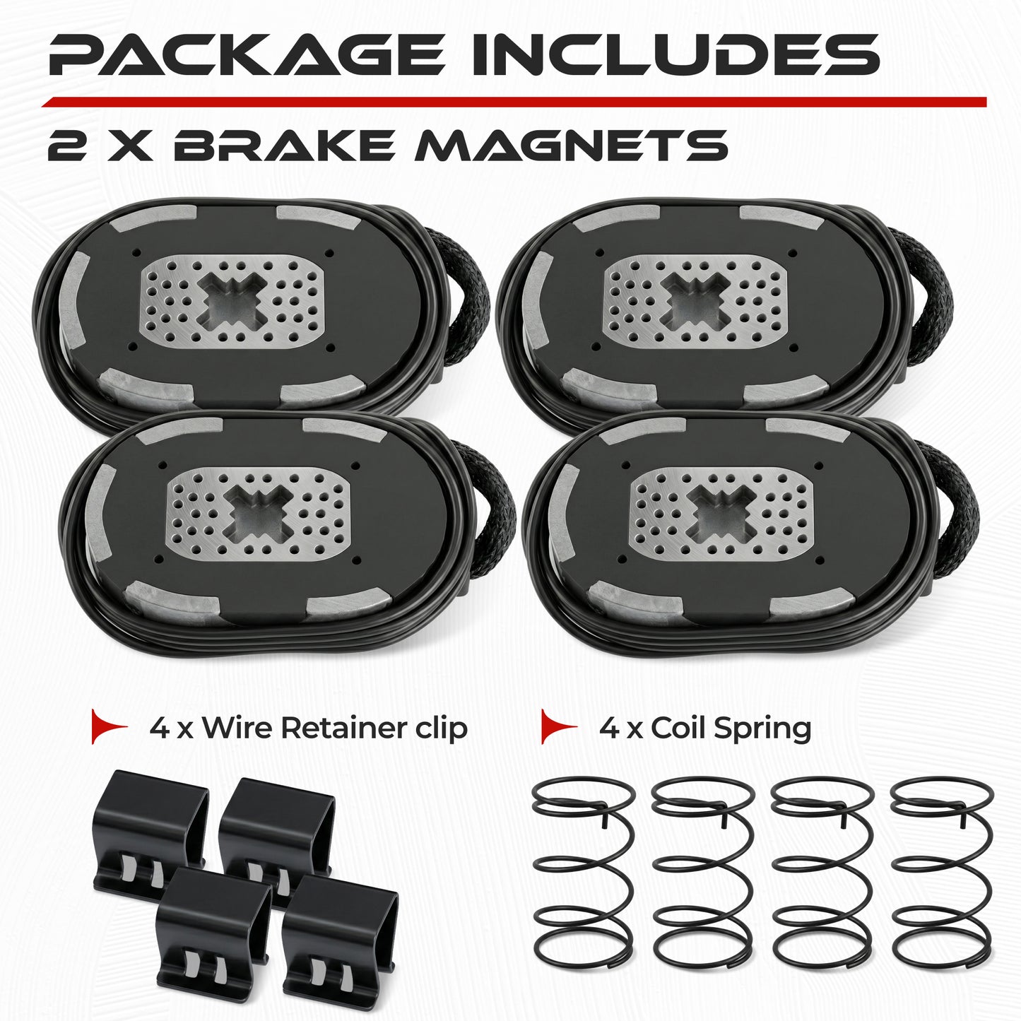 5200-7000 lbs Electric Trailer Brake Magnet (Set of 4)