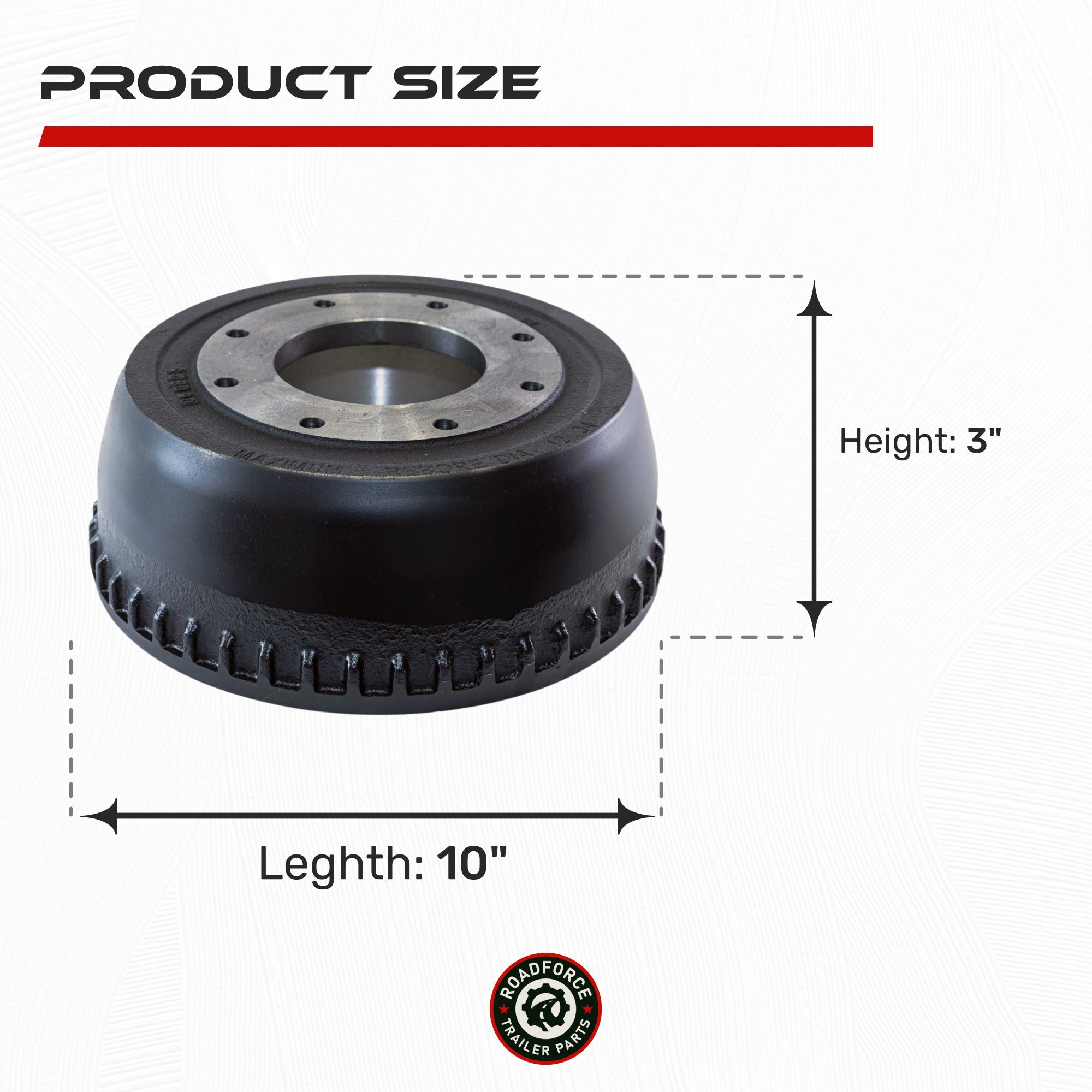 Trailer Drum for 10000 lbs Axle (Made After May 2013)