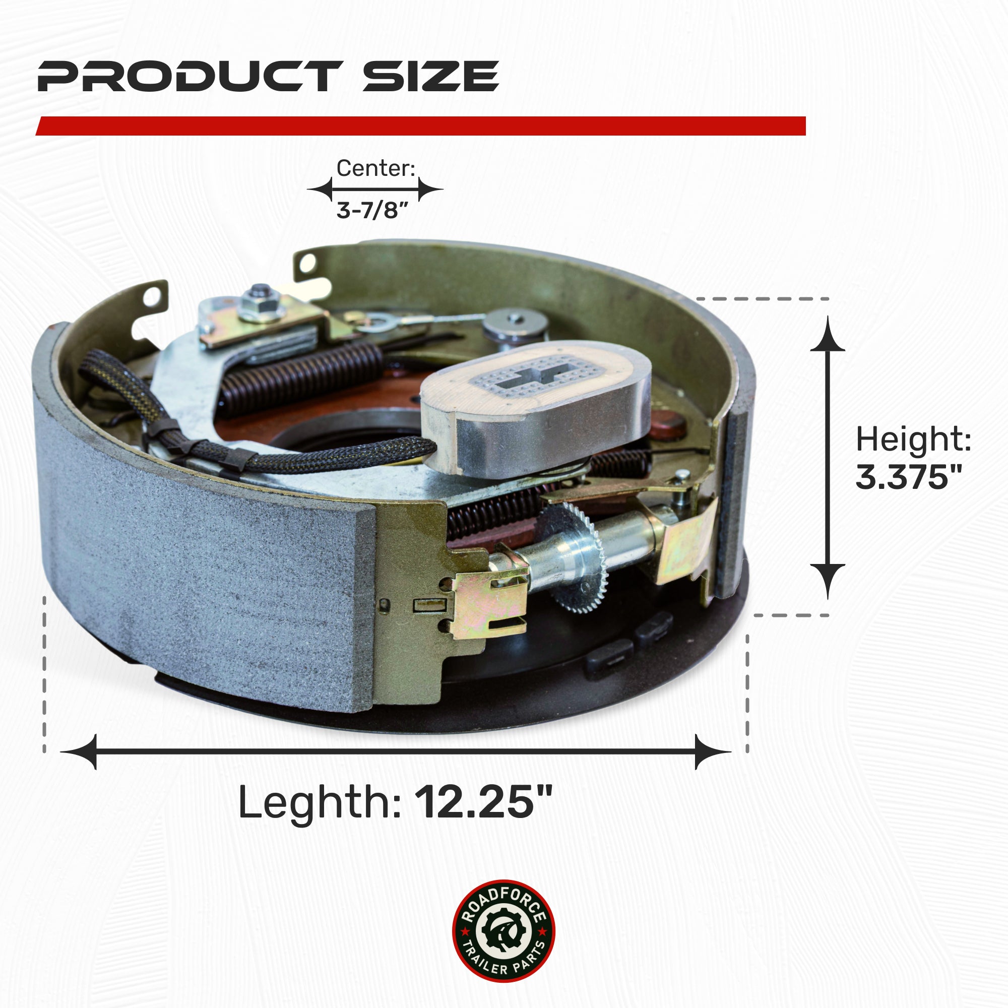 Self-Adjusting Electric Trailer Brake 9000-10000 lbs (Driver Side)