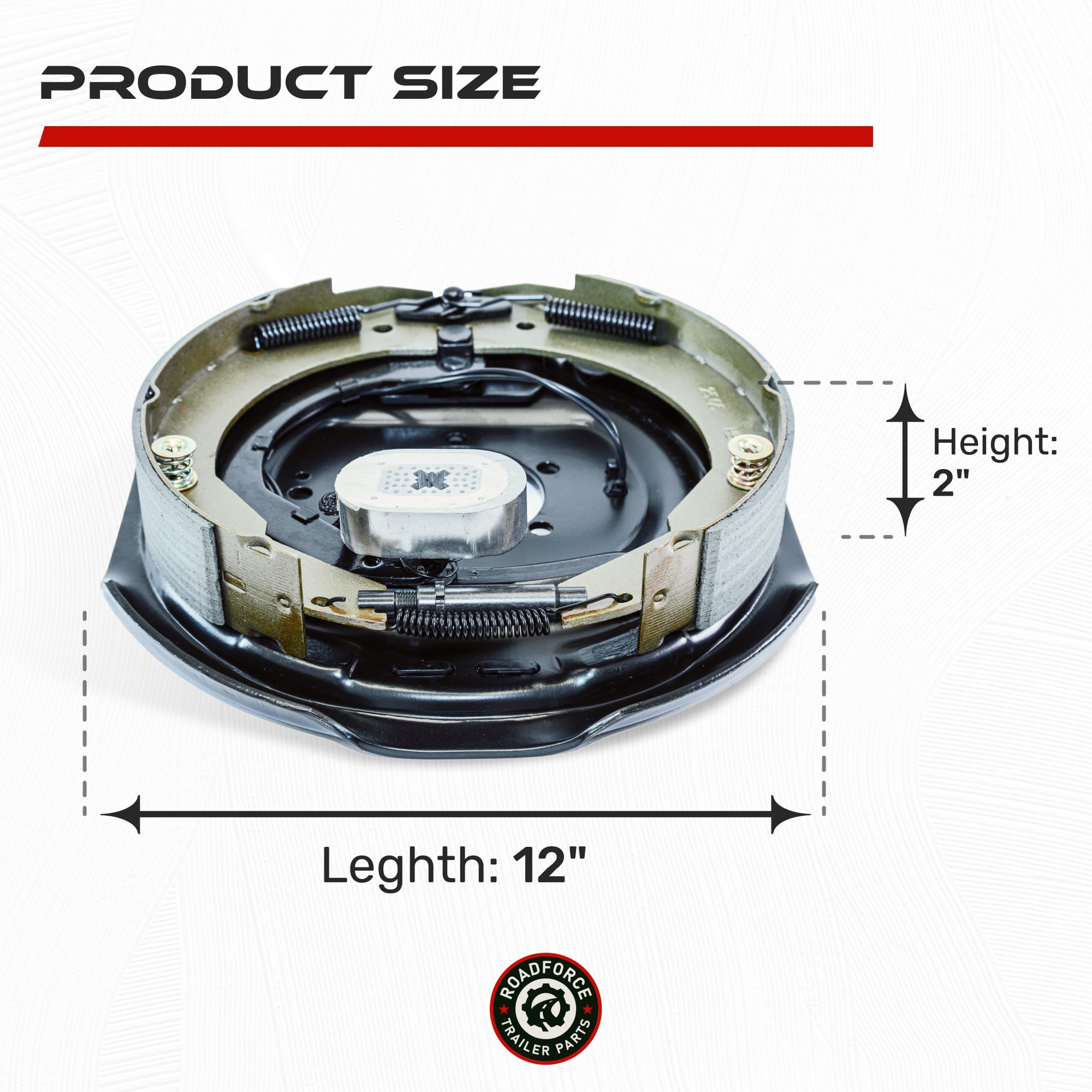 Manual Electric Trailer Brake 6000 lbs (2 Right + 2 Left)