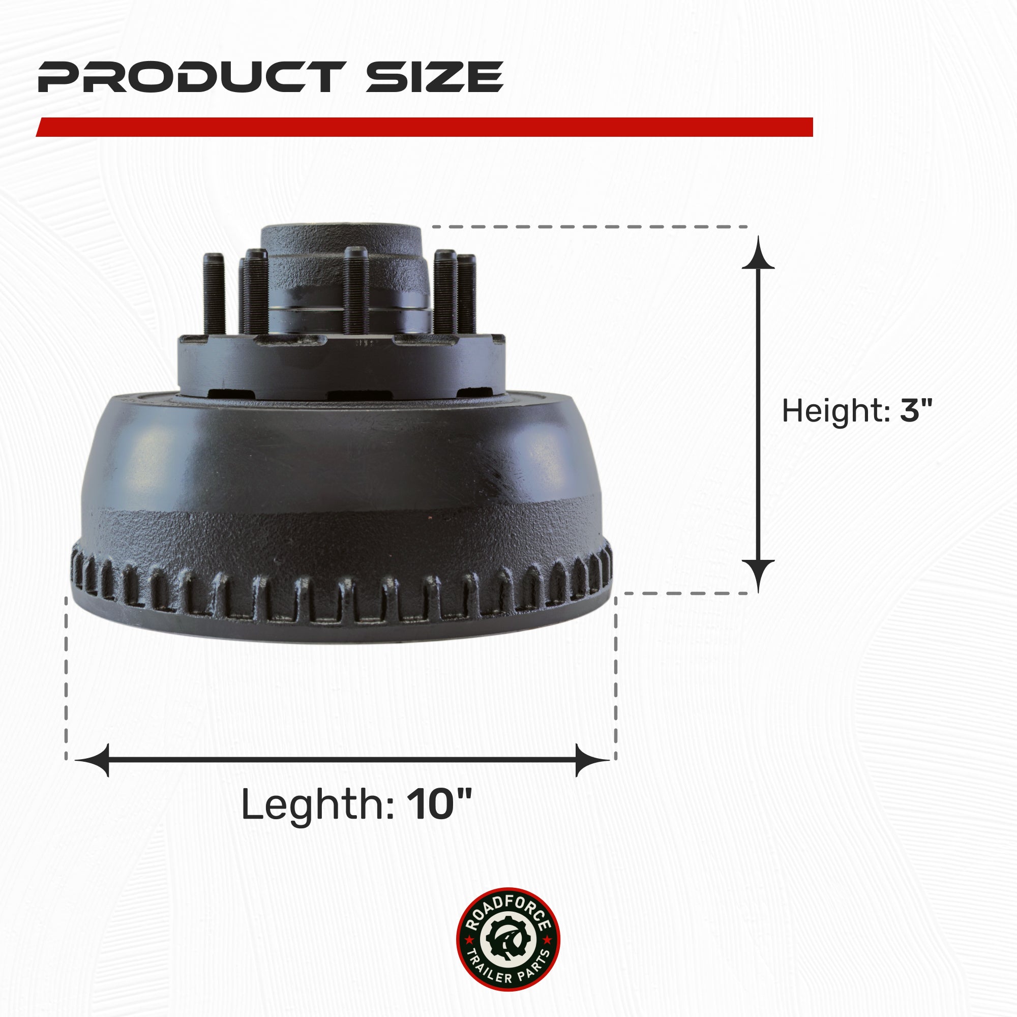 Hub and Drum for 10000 lbs Axle (Made After May 2013)