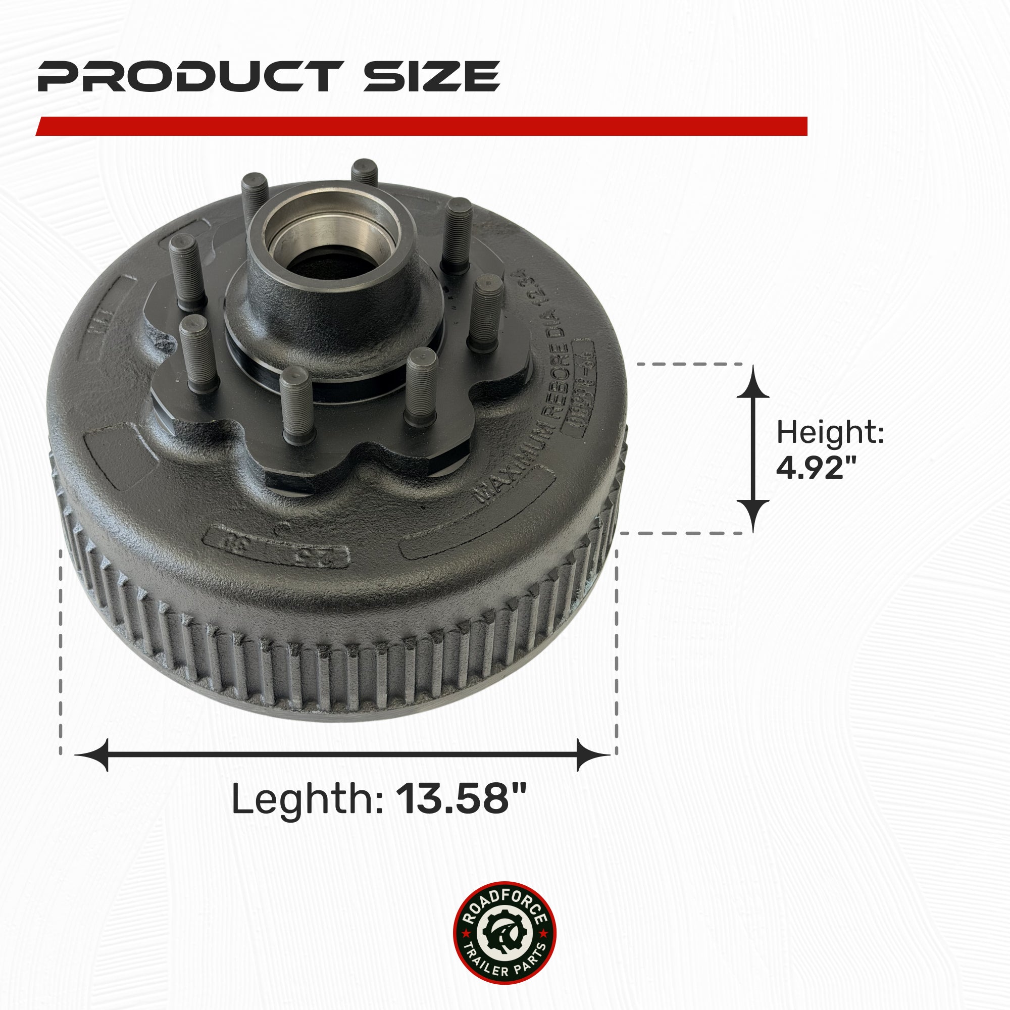 True Hub and Drum Assembly Kit for 8000 lbs Axle (8 Lug)