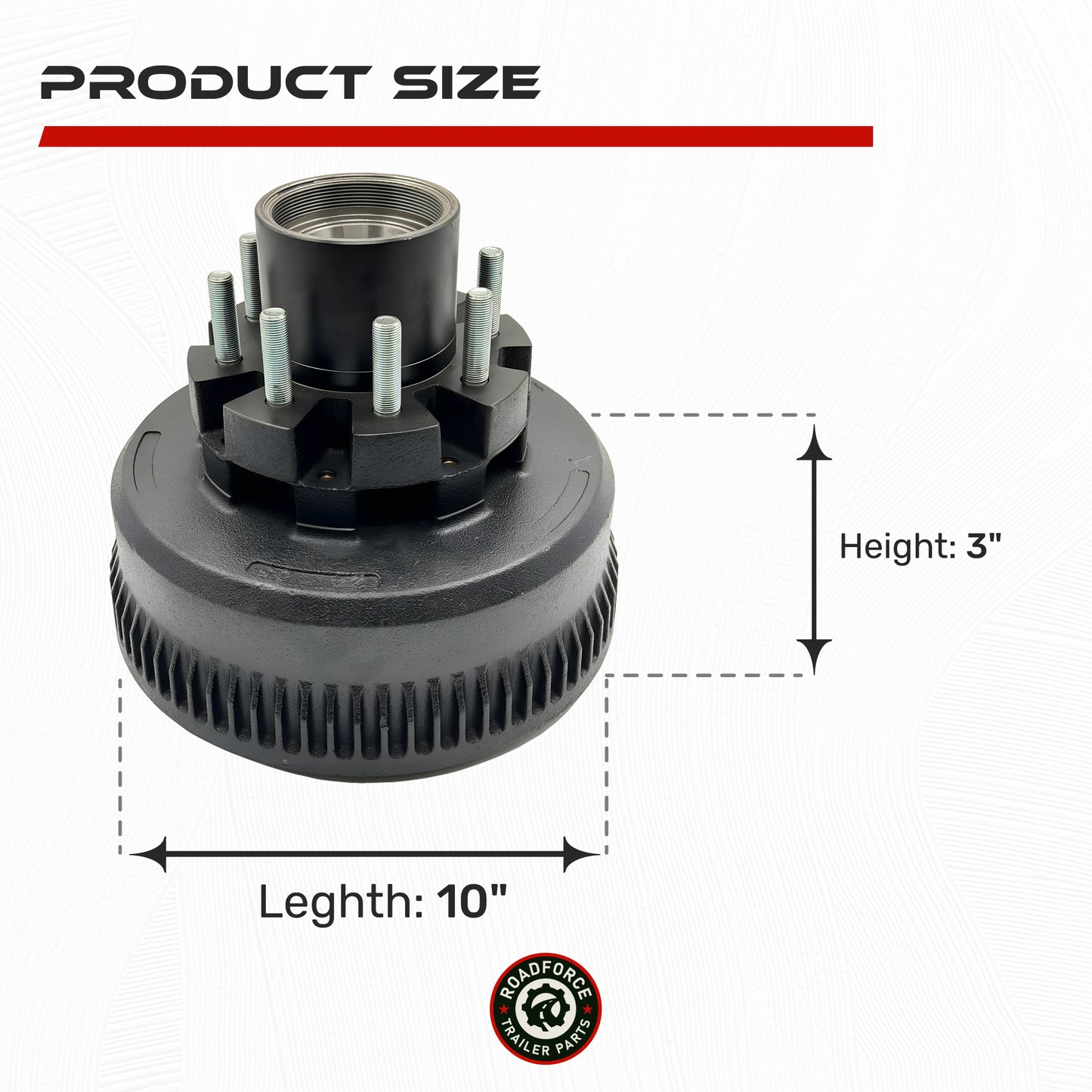 Hub and Drum for 10000 lbs Axle (Made Before July 2009)