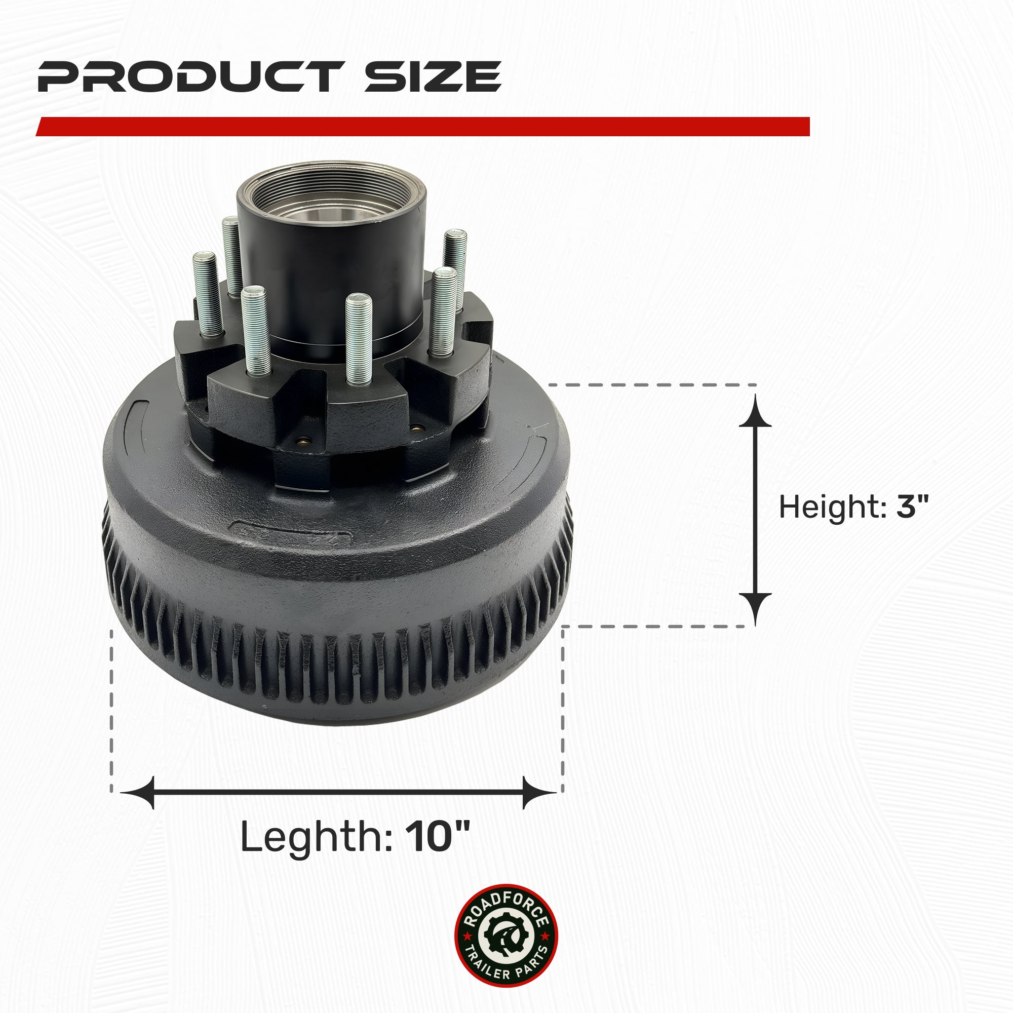 Hub and Drum for 10000 lbs Axle (Made Before July 2009)