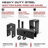 Tandem Slipper Trailer Axle Hanger Kit 5200-8000 lbs