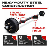Trailer Axle - 3500 lbs with Electric Brakes (5 lug)