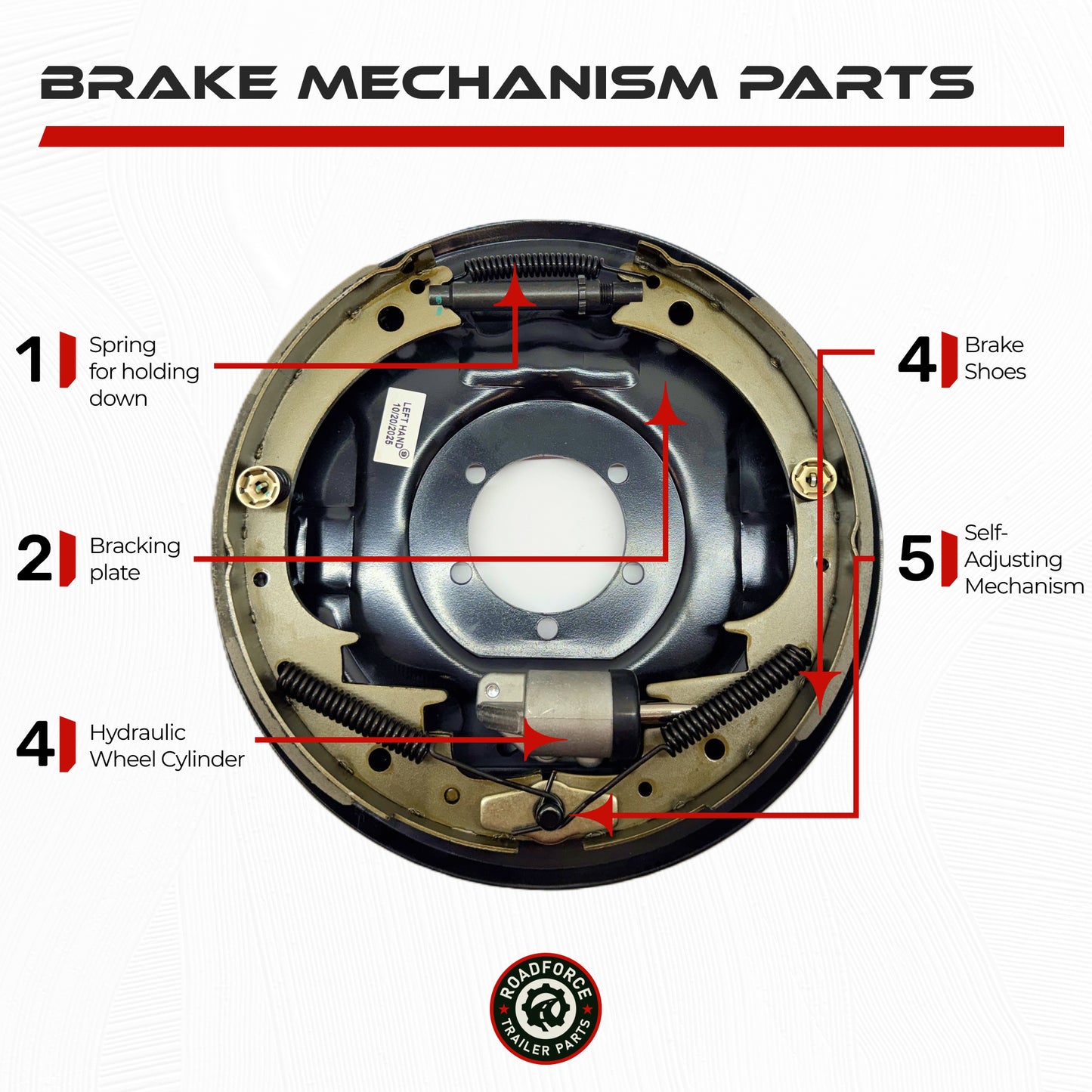Hydraulic Trailer Brake 7000 lbs (Driver Side)