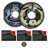 Self-Adjusting Electric Trailer Brake 3500 lbs (2 Right + 2 Left)