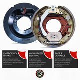 Self-Adjusting Electric Trailer Brake 9000-10000 lbs (Passenger Side)