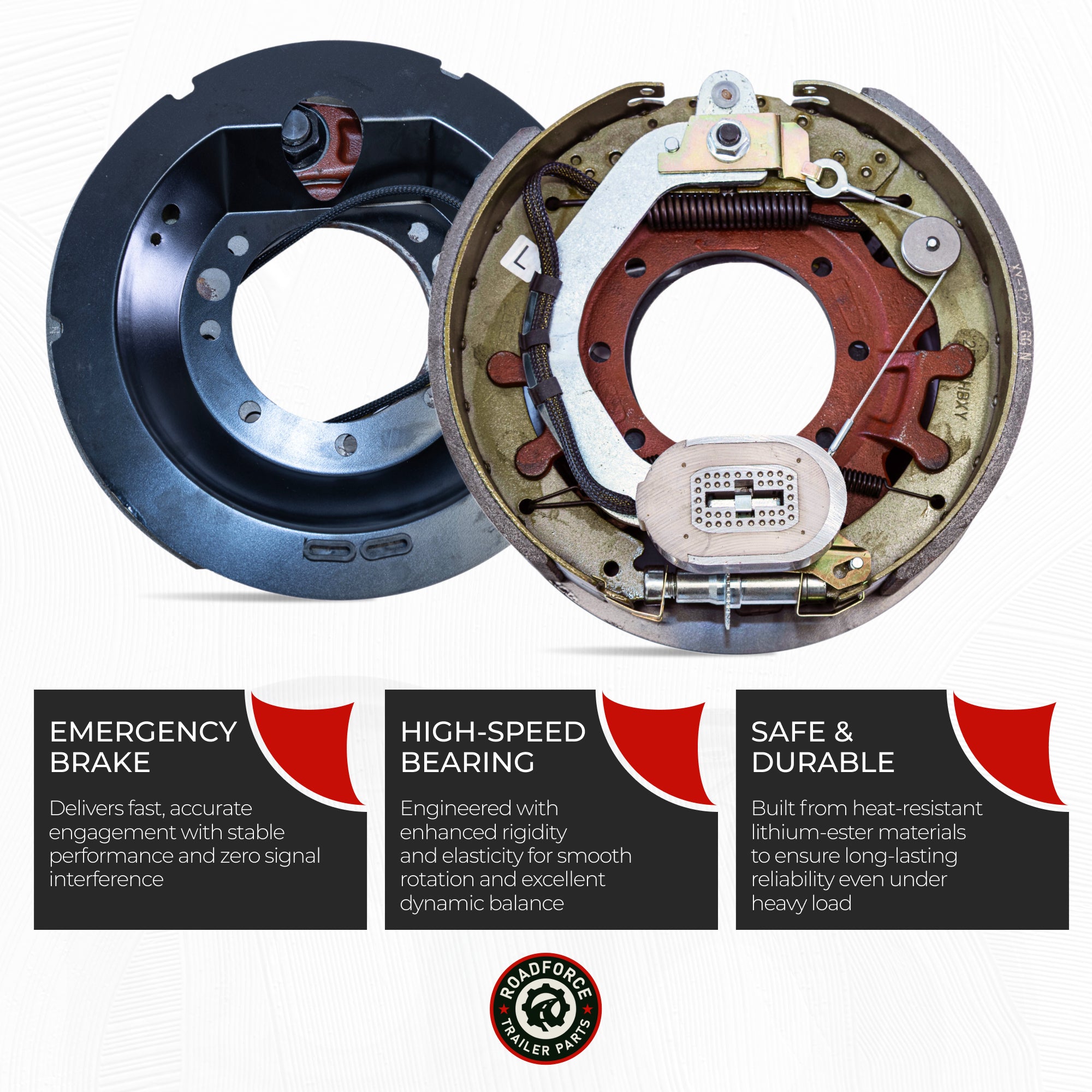 Self-Adjusting Electric Trailer Brake 9000-10000 lbs (Passenger Side)