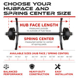 Trailer Axle - 5200-6000 lbs (Hubs/Drums, Leaf Springs & U-Bolt Hardware)
