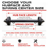 Trailer Axle - 5200-6000 lbs with Electric Brakes (6 lug)