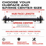 Trailer Idler Axle - 3500 lbs (5 lug)