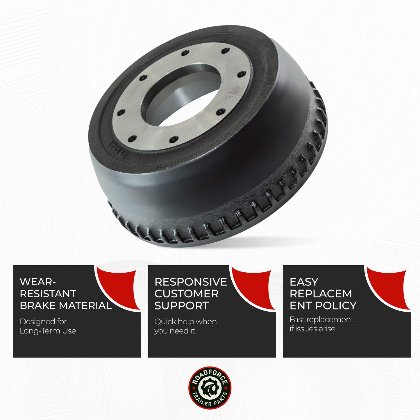 Trailer Drum for 10000 lbs Axle (Made After May 2013)