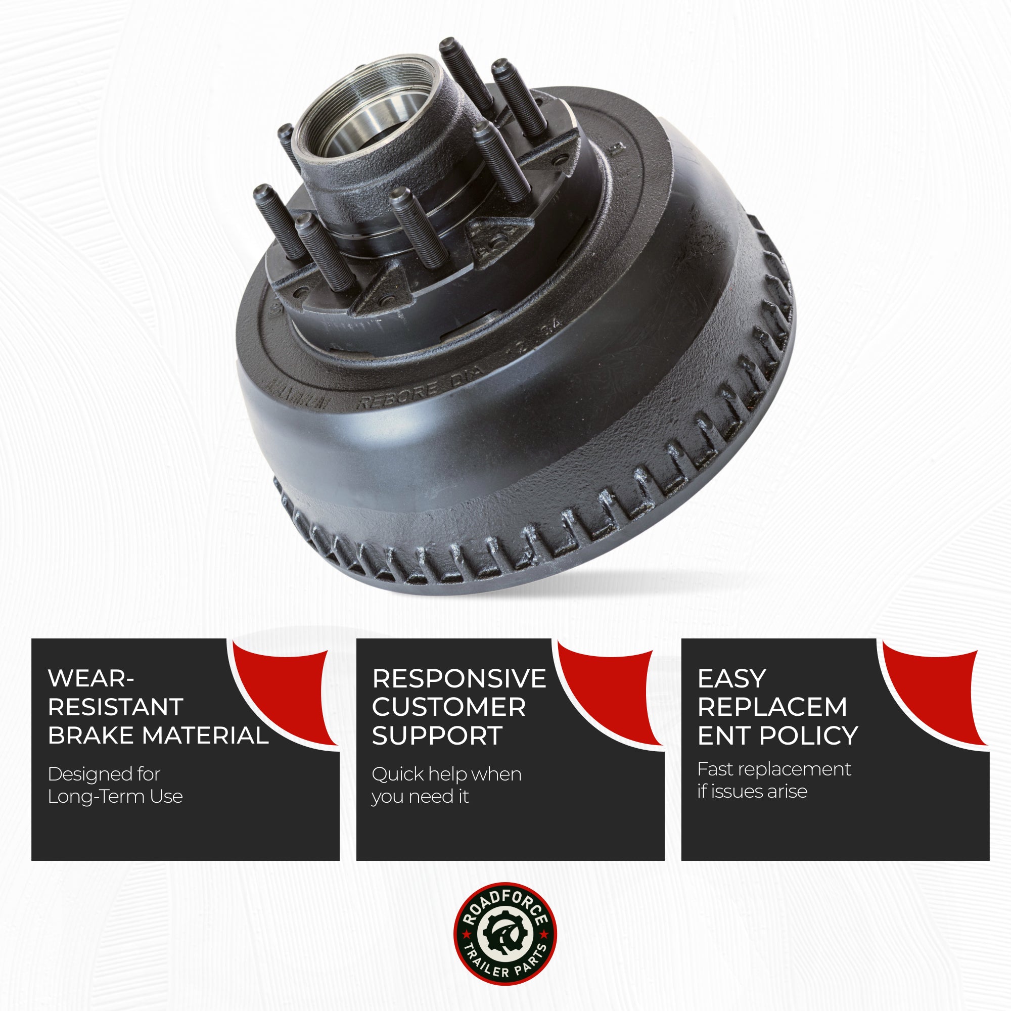 Hub and Drum for 10000 lbs Axle (Made After May 2013)