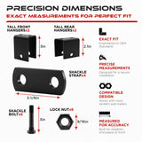 Single Axle Trailer Hanger Kit for 2000-7000 lbs